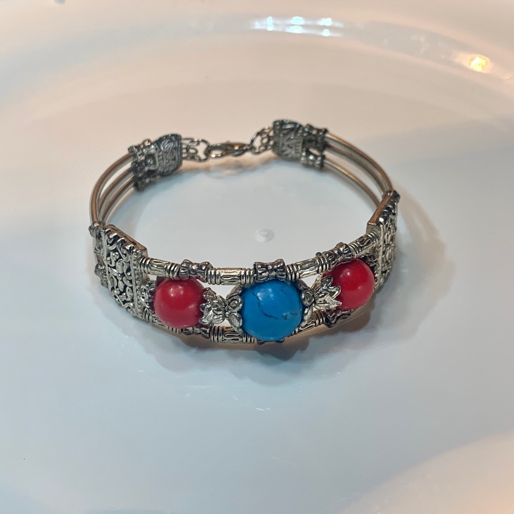 Vintage Bali Silver Bracelet